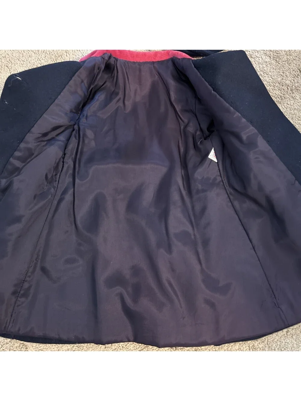 F.W. Fischer Design Girls Wool Overcoat & Hat Size 4